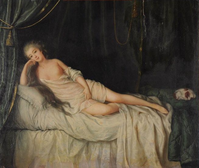 Rosalie Duthé on a Bed